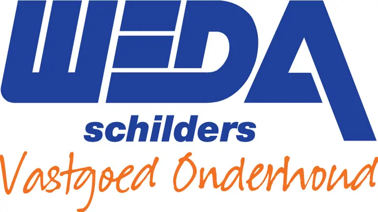 Logo van sponsor Weda Schilders Vastgoed Onderhoud.