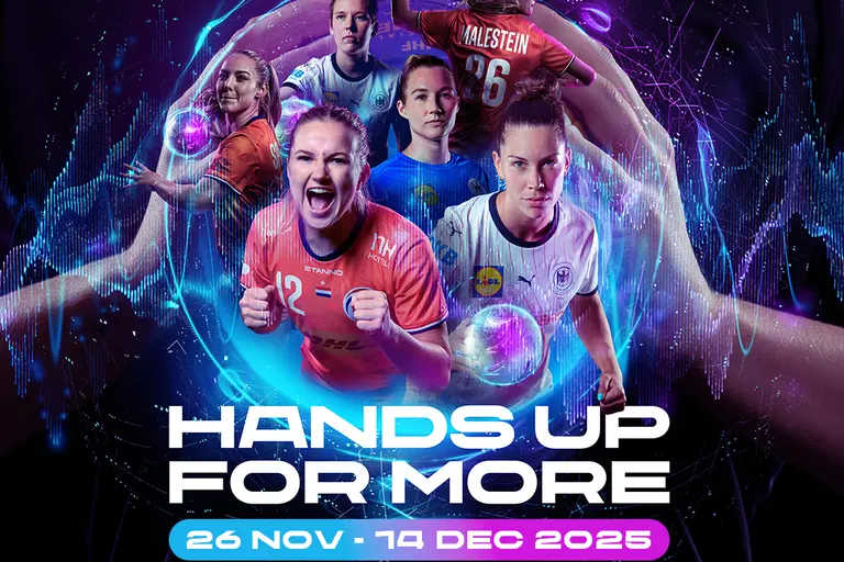 Poster WK handbal vrouwen 2025