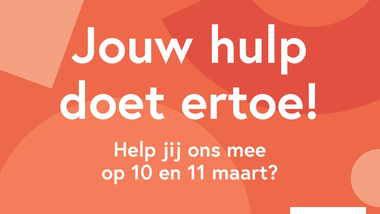 NLdoet: jouw hulp doet ertoe! Help jij ons mee op 11 maart?